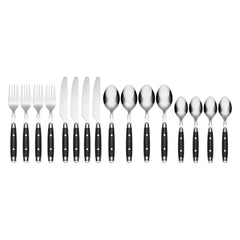 Jubilee Black 16-Piece Flatware Set