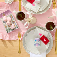 French Perle Scallop White 12-Piece Dinnerware Set