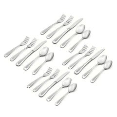 Satin Sand Dune 20-Piece Flatware Set