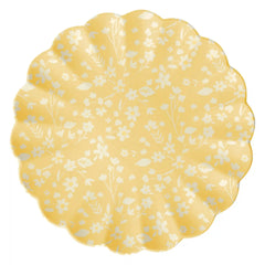 Floral Assorted Bamboo Large Plates, Set of 6