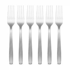 Paulina Satin Mirror Dinner Forks, Set of 6