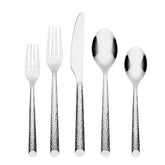 Elsa Hammered 20-Piece Flatware Set