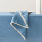French Perle Periwinkle 19x19 Napkins, Set of 4
