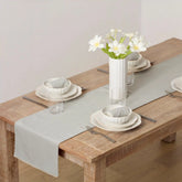 French Perle Dove Grey 70x14 Table Runner
