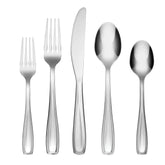 Waylen 40-Piece Flatware Set with Rustic Caddy