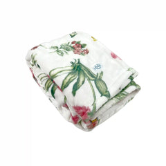 Butterfly Meadow Bloom Pink Throw Blanket