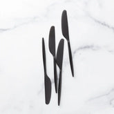 Gaze Black Satin Spreaders, Set of 4