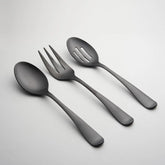Rhiannon Black Satin 3-Piece Hostess Set