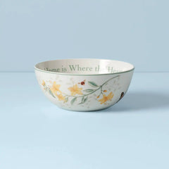 Butterfly Meadow Home is Where The Heart is Bowl