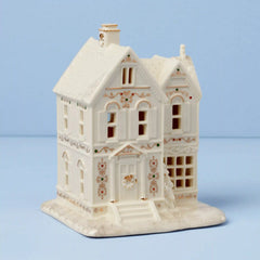 Mistletoe Park Victorian House Lit Figurine