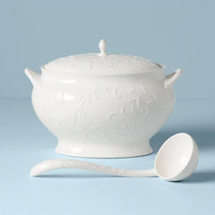 Opal Innocence Carved Soup Tureen Set