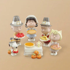 Peanuts Thanksgiving 6-Piece Figurine Set