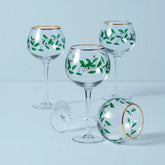Holiday Balloon Glasses, Set of 4