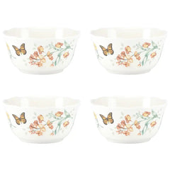 Butterfly Meadow Melamine All-Purpose Bowls, Set of 4