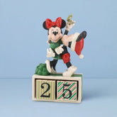 Mickey & Minnie Countdown to Christmas Figurine