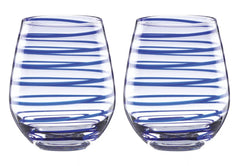 Charlotte Street Stemless Wine Glasses, Set of 2
