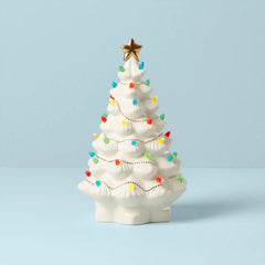 Treasured Traditions Ivory Lit Tree