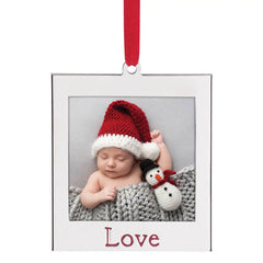 Love Photo Frame Charm Ornament
