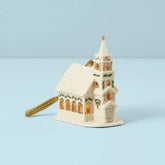 Christmas Village Church Lit Ornament