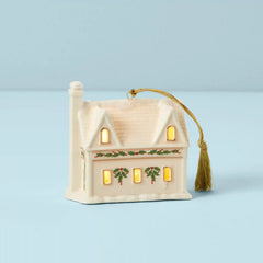 Christmas Village Toy Shop Lit Ornament