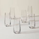 Tuscany Classics Stemless Flute Glasses, Set of 6