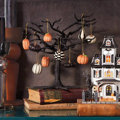 Pumpkin 10-Piece Mini Ornament Set