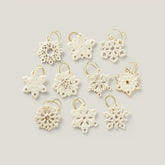 Snowflake 10-Piece Mini Ornament Set