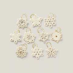 Snowflake 10-Piece Mini Ornament Set