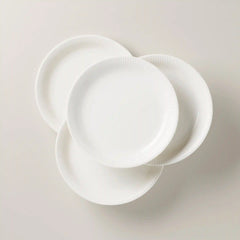 Profile White Dinner Plates, Set of 4
