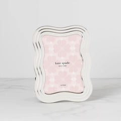 South Street Silver 5x7 Wavy Photo Frame