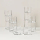 Tuscany Classics Stackable Clear 12-Piece Set