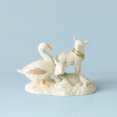 First Blessing Goose & Lambs Figurine