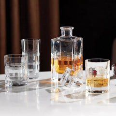 Hudson Crystal 5-Piece Whiskey Set