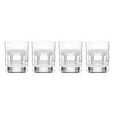 Hudson Crystal Double Old-Fashioned Glasses, Set of 4