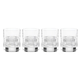 Sloane Crystal Double Old-Fashioned Glasses, Set of 4