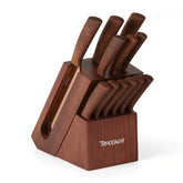 Raintree Copper 13-Piece Cutlery Block Set