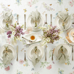 Bay Colors White Dinner Plates, Set of 4