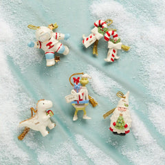 Personalized Candycane 2-Piece Ornament Set
