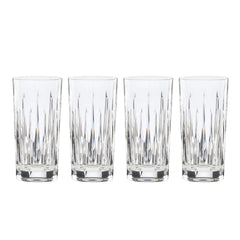 Soho Crystal Highball Glasses, Set of 4