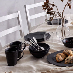 Ridge Black Dinnerware Mug