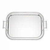 Silverplate Rectangular Tray With Handles