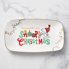Snoopy Christmas Hors d'Oeuvre Tray