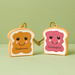 Personalized 2-Piece Peanut Butter & Jam Ornament Set