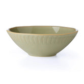Artisanal Stripe Green Serving Bowl