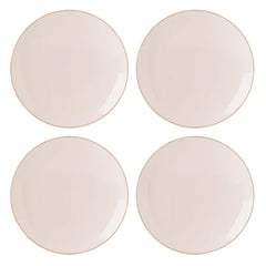Trianna Blush Coupe Dinner Plates, Set of 4