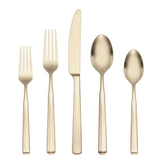 Ryder Champagne Satin 20-Piece Flatware Set