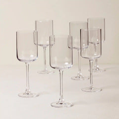 Tuscany Classics Straight White Wine Glasses, Set of 6