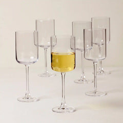 Tuscany Classics Straight White Wine Glasses, Set of 6