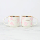 Spring Pansies Mugs, Set of 2