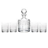 Tempo Crystal 5-Piece Whiskey Set